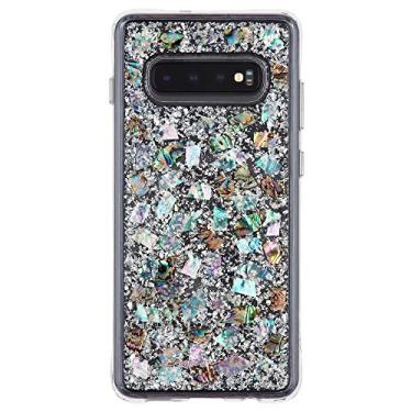 Imagem de Case-Mate Capa para Samsung Galaxy S10 – Pérola Quilate – Proteção contra quedas de 3 metros com carregamento sem fio – Capa fofa com glitter brilhante de luxo para Galaxy S10 – Materiais que absorvem choques, tecnologia antiarranhões