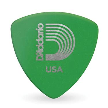 Imagem de D'Addario Palitos de guitarra Duralin, médio, pacote com 100, formato largo