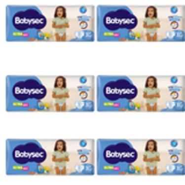Imagem de Fralda BabySec - Galinha Pintadinha  Ultra Mega 6 Pacotes 11-14kg  Tam