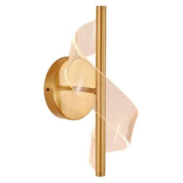 Imagem de Arandela Led Venezza 3W 180Lm Dourada Bivolt Eletrorastro