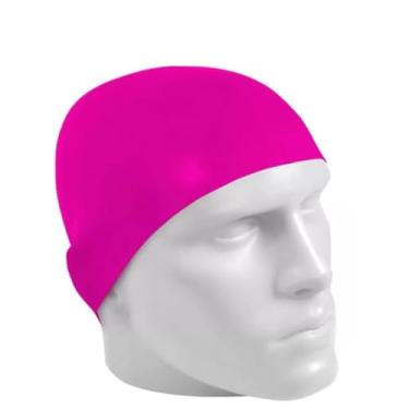 Imagem de Touca Lisa Natação/Hidroginástica (ROSA PINK,ADULTO)