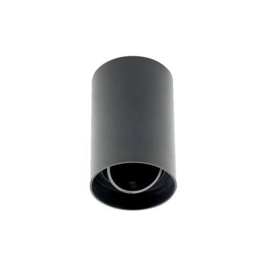 Imagem de Spot Redondo Sobrepor Teto Preto Direcionável Gu10 Mr16 Opus