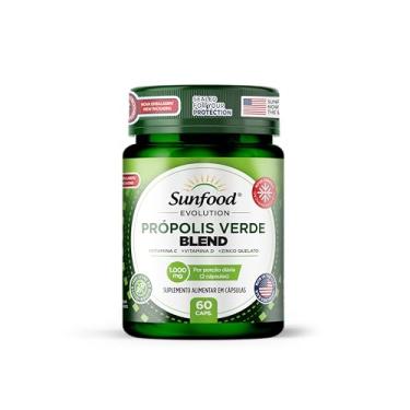 Imagem de PRÓPOLIS VERDE BLEND 1.000MG 60 CAPSULAS SUNFOOD EVOLUTION