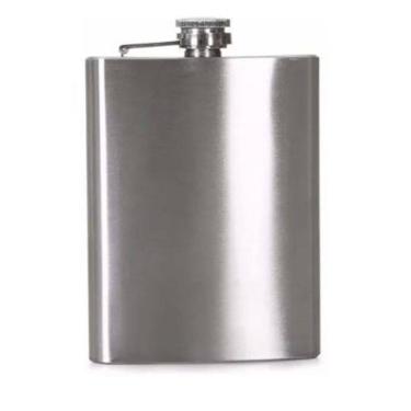Imagem de Cantil De Bolso Em Aço Inox 200Ml
