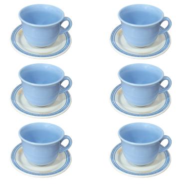 Imagem de Xícara de chá com Pires Donna Grano 200ml 6 Unidades - Biona 140599