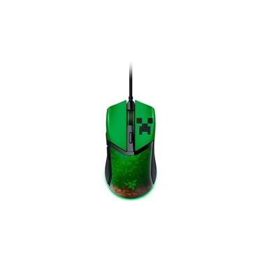 Imagem de Mouse Gamer Razer Cobra, Chroma RGB, 8500 DPI, Minecraft Edition - RZ01-04650200-R3M1