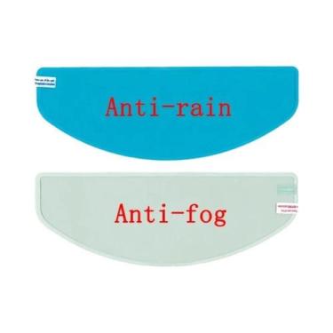 Imagem de Película Antiembaçante E Impermeável Para Capacete De Moto 1/2 Peças T