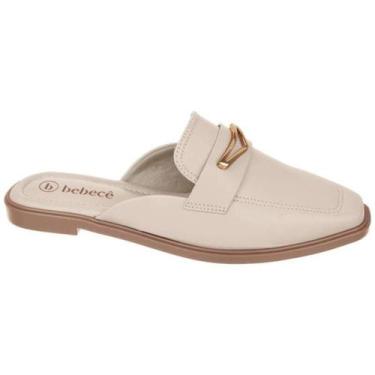 Imagem de Sapato Bebecê Mule - Feminino, Creme, 35