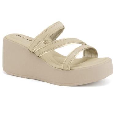 Imagem de Tamanco ramarim ref 2533102 feminino, Ouro, 37