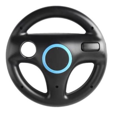 Imagem de Volante Wii Kart Corrida Para Remote Steering Wheel Preto - GT