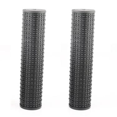 Imagem de Punhos de bicicleta Luvas de guidão de montanha Punhos de borracha antiderrapantes Equipamento de ciclismo longo e curto Punhos de alavanca de giro de bicicleta (longo)