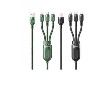 Imagem de Cabo carregador 3 em1 Lightning Tipo C Micro USB 66W/6A 1,2M - MCDODO