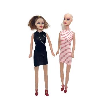 Imagem de Boneca Única Kit 24 Unidades - Bonecas Plastico - Saquinho