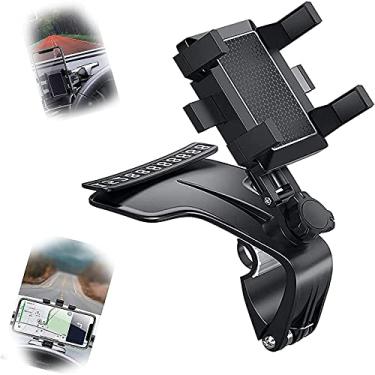 Imagem de Suporte de telefone para carro, clipe universal para celular no painel, suporte ajustável de 1200 graus, suporte de telefone para carro, clipe para celular de painel de atualização para smartphones de 4 a 7 polegadas