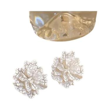 Imagem de Brincos De Acrílico Com Flores De Camélia Branca Para Mulheres, Joias 