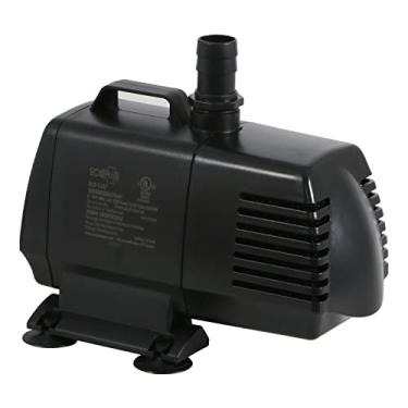 Imagem de EcoPlus Eco 1267 bomba de água de fluxo fixo submersível ou em linha para aquários, lagoas, fontes e hidroponia - listado pela UL, 1347 GPH, preto