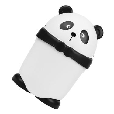 Imagem de VILLFUL Lata De Lixo Do Banheiro Cesto De Roupa Recipiente De Restos De Comida Porta-lápis De Lixo De Carro Pode Recipiente De Reciclagem Lixeira Escritório Caixa De Compostagem Pp Panda