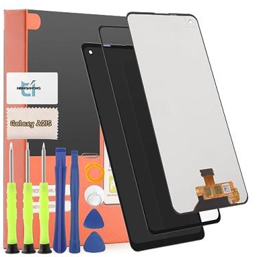 Imagem de Tela de substituição para Samsung Galaxy A21S SM-A217F de 6,5 polegadas para Samsung Galaxy A21S Display LCD Touch Screen Digitalizador com ferramentas de reparo (preto)