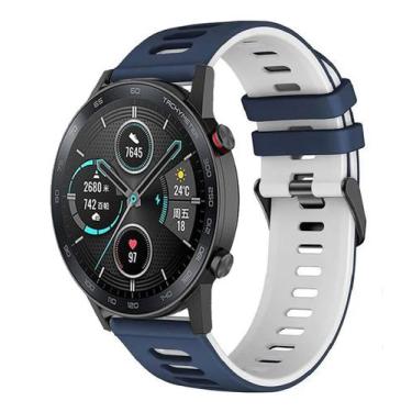 Imagem de Pulseira De Silicone Esportiva Para GTR 2 / Gtr2e - Cor Azul marinho C