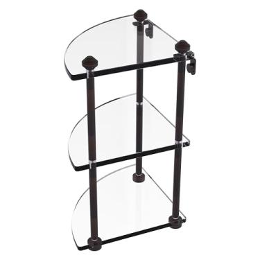 Imagem de Prateleira de vidro Allied Brass SB-6 Southbeach Collection de três níveis, bronze veneziano