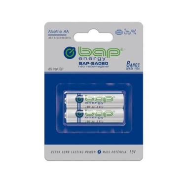 Imagem de Pilha Alcalina AA 1,5V Com 2 Unidades BAPSA060 Bap Energy