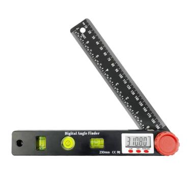 Imagem de Transferidor digital de localizador de ângulo, 17,78 cm 0-360 graus de LED para régua de localizador de ângulo, ferramenta de medição de ângulo para marcenaria/carpinteiro/construção/medição DIY