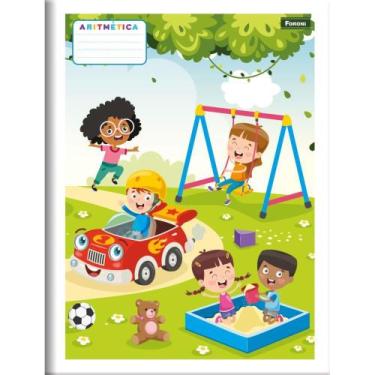 Imagem de Caderno Quadriculado 1/4 6X6MM 40 Folhas Brochura Flexível Infantil - 