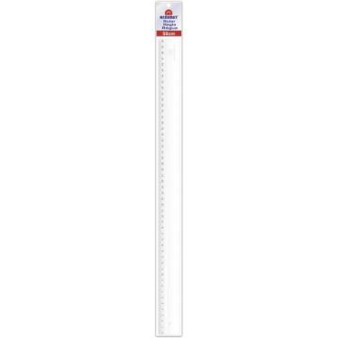 Imagem de Régua de Poliestireno Transparente 50CM - Pacote com 10 Unidades - Acr