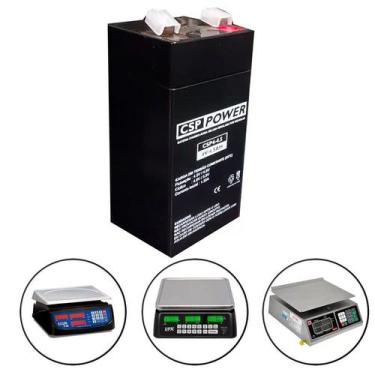 Imagem de Bateria Selada 4V 4,5AH Recaregavel Balança, Brinquedo - CSP Power