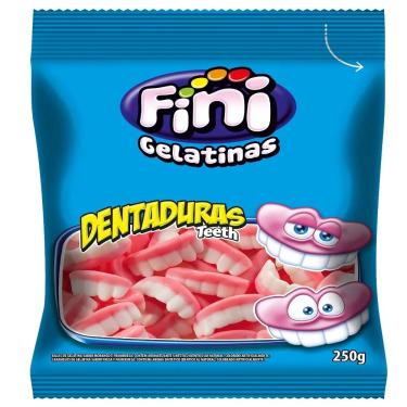 Imagem de Bala de Gelatina Dentaduras 250g - Fini
