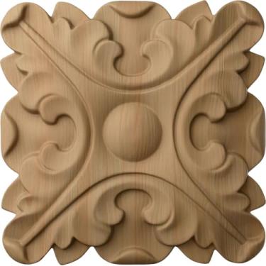 Imagem de Ekena Millwork Roseta ROS03X03ACAL, único, amieiro