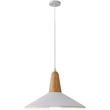 Imagem de Luzes Pendentes Simples Modernas Design De Moda Com Lâmpada Suspensa De Madeira Lustre De Teto Criativo Elegante Luminária De Personalidade Nórdica Restaut Sala De Jantar Quarto, White