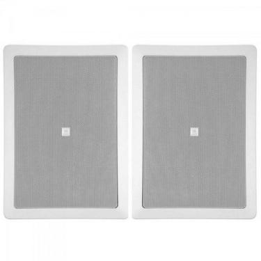 Imagem de Arandela Retangular 6´´ Two Way 25w Rms Ambientare 6w21rt Branca Jbl - Par / 2
