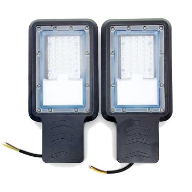 Imagem de 2x Luminária Led Para Poste 100w Iluminação Publica 6000k