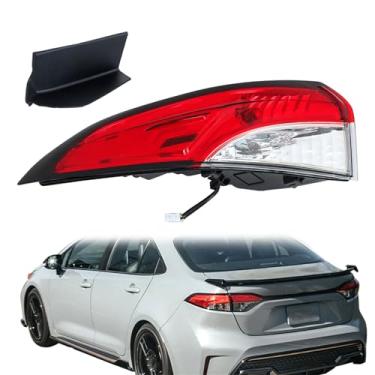 Imagem de Silscvtt Substituição do conjunto de luz traseira esquerda interna LH para Toyota Corolla 2020-2021 lado do motorista 81560-02C10