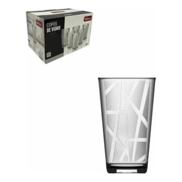 Imagem de Kit 6 Copos Vidro Arido Água Suco Refrigerante Licor Whisky Bebida Refresco Transparente Jogo Mesa Bar