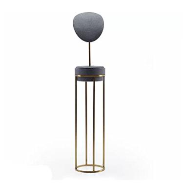 Imagem de Suporte de joias Suporte de exibição de joias de veludo cinza organizador de joias suporte de joias para colar pingente suporte de pulseira para mulheres meninas exibição de joias (cor: A)