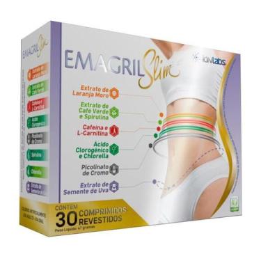 Imagem de Suplemento Emagril SLIM FIT - 30 CPDs - IDNLABS, sem sabor