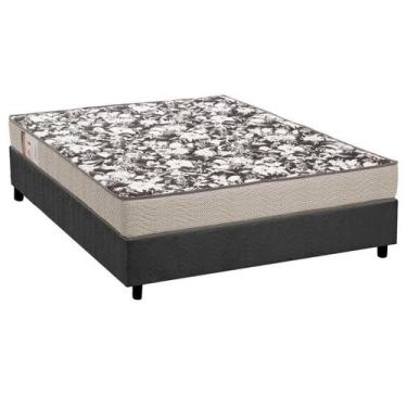 Imagem de Conjunto Box Viúva: Colchão Espuma Ortobom D26 Physical Ultra Resisten