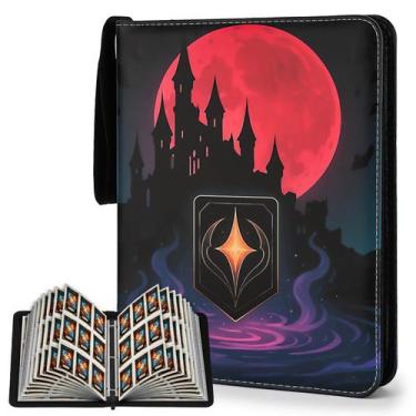 Imagem de Pasta para Cartas Fonwill com 9 Bolsos, Capacidade para 720 Cartas, Co