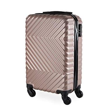 Imagem de Mala de Bordo em ABS Com 4 Rodas 360 - Roncalli Denver (Rose)