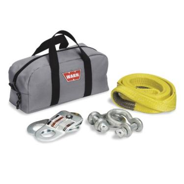 Imagem de WARN 70792 Kit de acessórios de aparelhamento de guincho utilitário com bolsa de armazenamento, 5