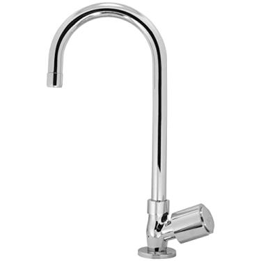 Imagem de Torneira Lavatório Banheiro Bica Alta Metal 1/4 Volta Luxo