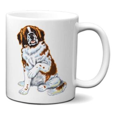 Imagem de Caneca Cachorro São Bernardo Dog Presente Criativo Pai Pet