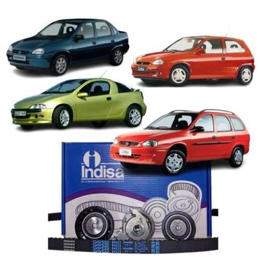 Imagem de Kit Correia Dentada Tensor Polias Corsa 1.0 1.6 16v - INDISA