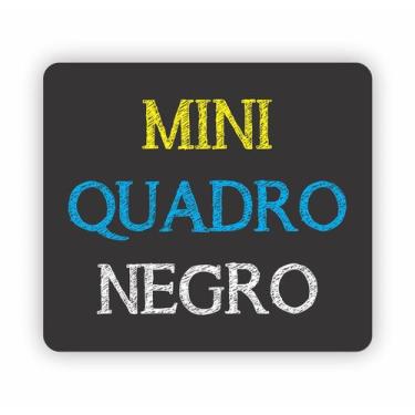 Imagem de Mini Quadro Negro Pronto Para Colar Na Parede Giz - Micro Oficina