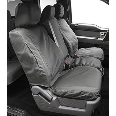 Imagem de Covercraft Assento Saver Frontal Frontal Personalizada Capa de Assento para Chevrolet Silverado 1500/GMC Sierra 1500 Modelos - Impermeável (Cinza) -SS3439WFGY