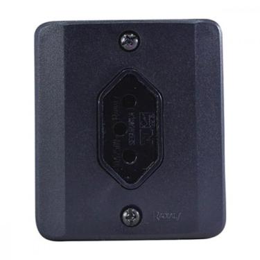Imagem de Sistema X Radial Preto 1Tomada 10A C/Caixa 1905113, Preto