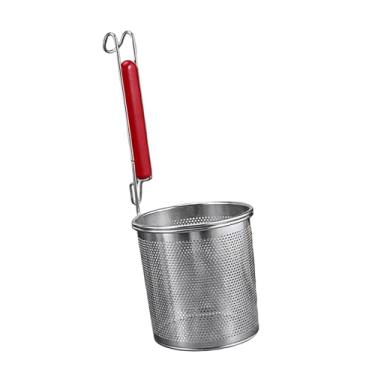 Imagem de IEUDNS Fritar Scimter Scimter Sifter, filtro de fritadeira de fritadeira de multiuso para drenagem, restaurante, Boca de 12 Cm