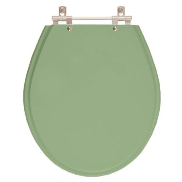 Imagem de Assento Sanitário Poliester Ravena Verde Malva Para Vaso Deca